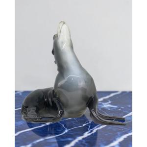 Rosenthal - Foca in Porcellana Policroma - Germania Anni 30